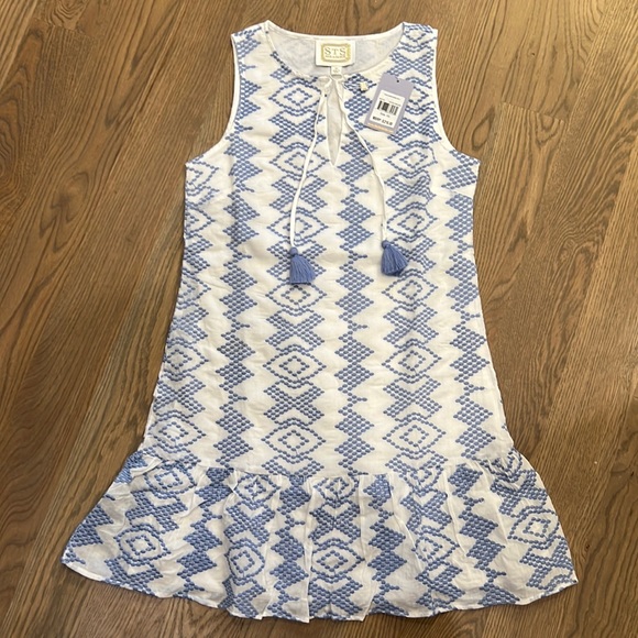 Saul to Sable Sleeveless Ruffle Hem Dress - XS - Picture 1 of 3